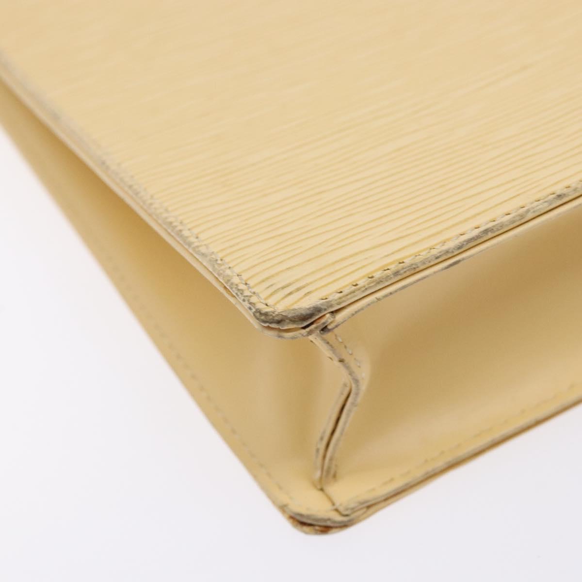LOUIS VUITTON Epi Ramatuelle Shoulder Bag Cream Vanilla M5247A LV Auth ep9427