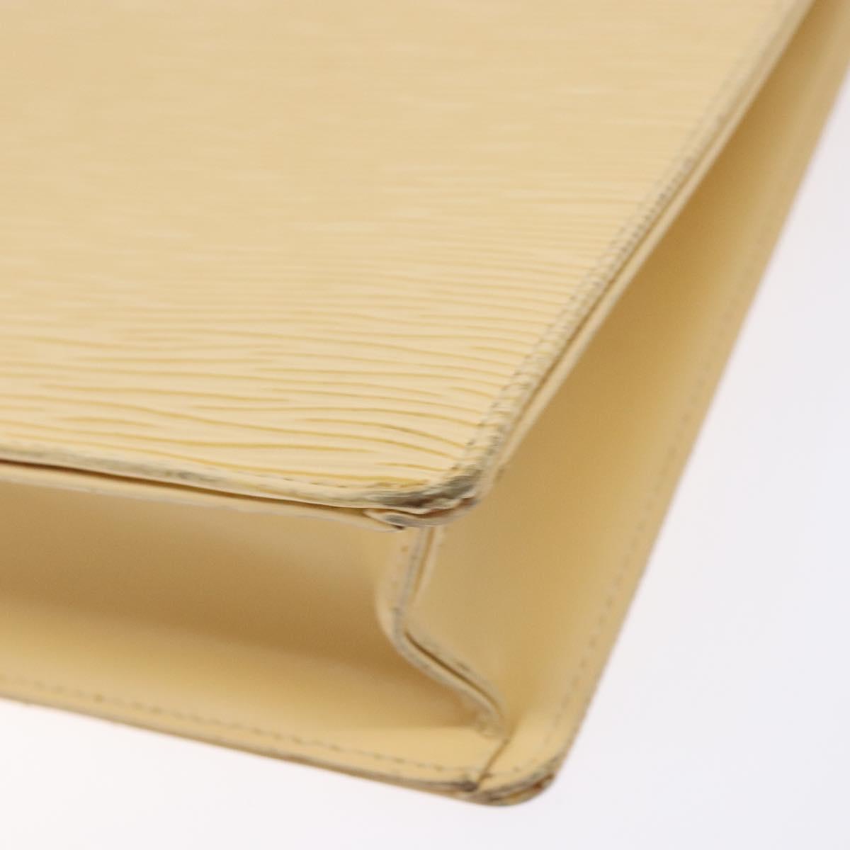 LOUIS VUITTON Epi Ramatuelle Shoulder Bag Cream Vanilla M5247A LV Auth ep9427