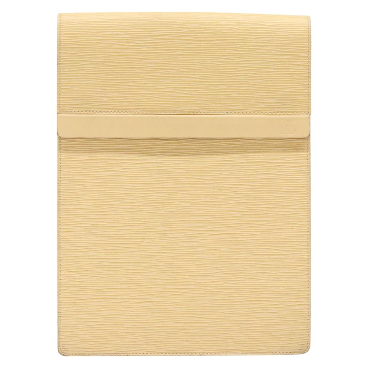 LOUIS VUITTON Epi Ramatuelle Shoulder Bag Cream Vanilla M5247A LV Auth ep9427