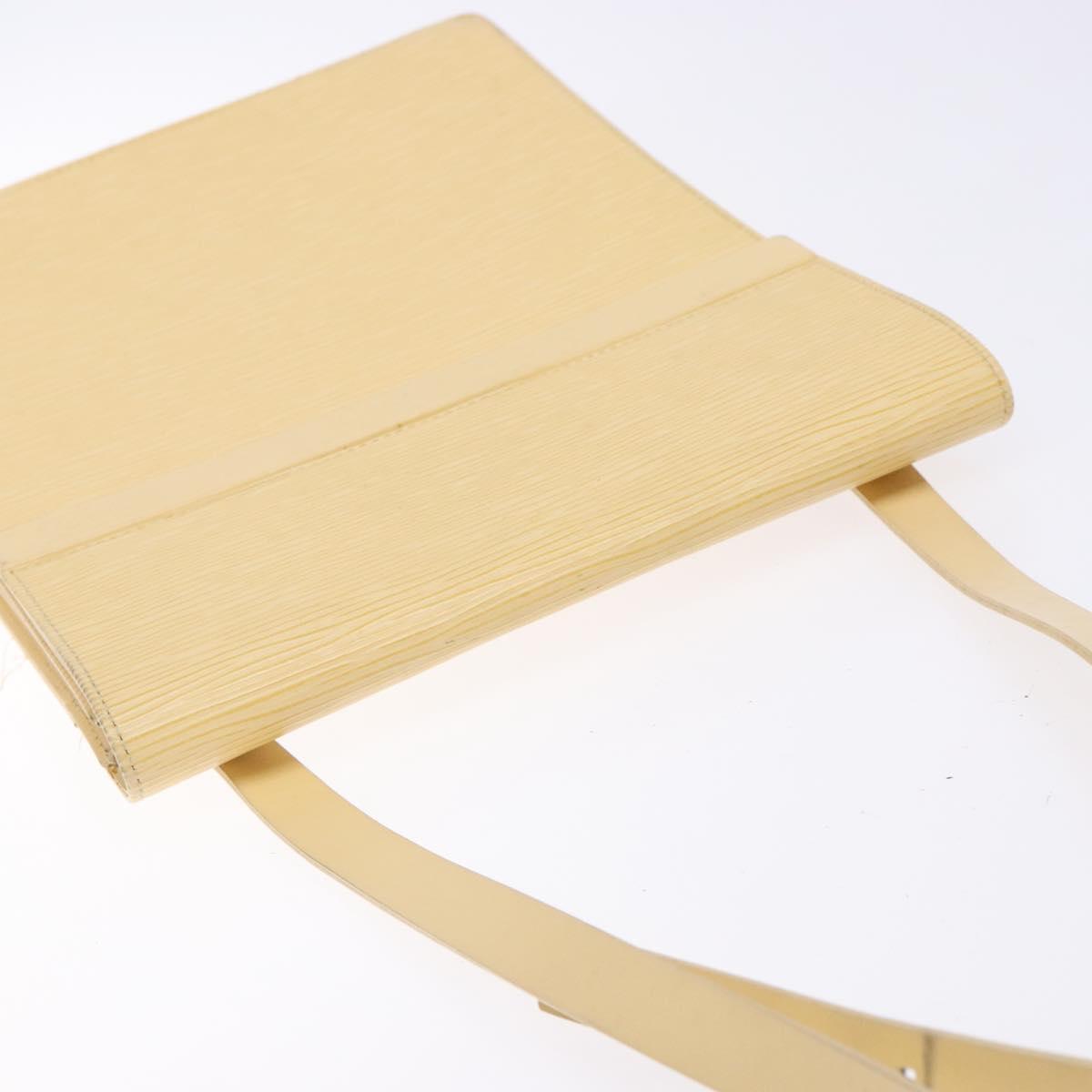 LOUIS VUITTON Epi Ramatuelle Shoulder Bag Cream Vanilla M5247A LV Auth ep9427