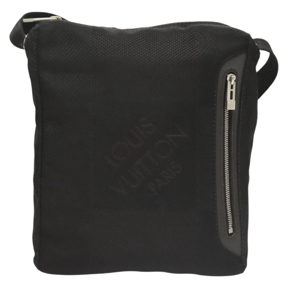 LOUIS VUITTON Damier Geant Sitadan PM Bag Black Noir M93044 LV Auth ep9429