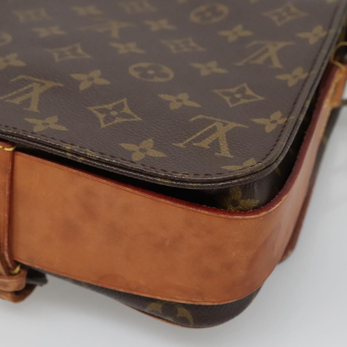 LOUIS VUITTON Monogram Cartouchiere MM Shoulder Bag M51253 LV Auth ep9444
