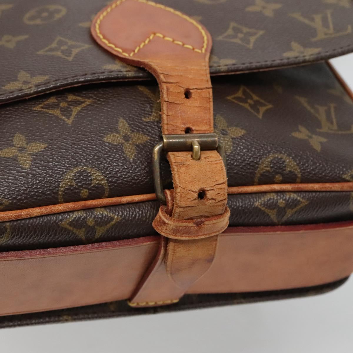 LOUIS VUITTON Monogram Cartouchiere MM Shoulder Bag M51253 LV Auth ep9444