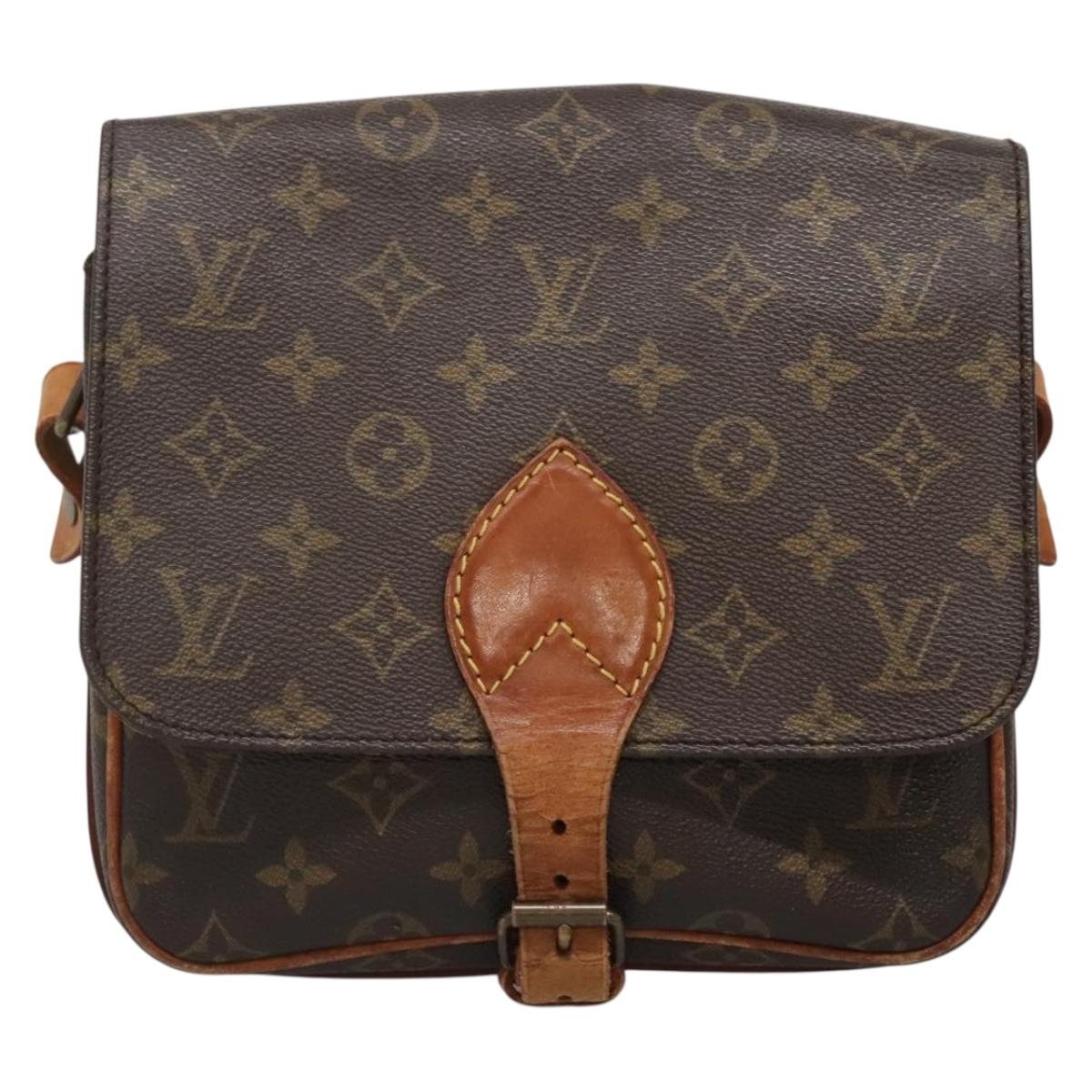 LOUIS VUITTON Monogram Cartouchiere MM Shoulder Bag M51253 LV Auth ep9444