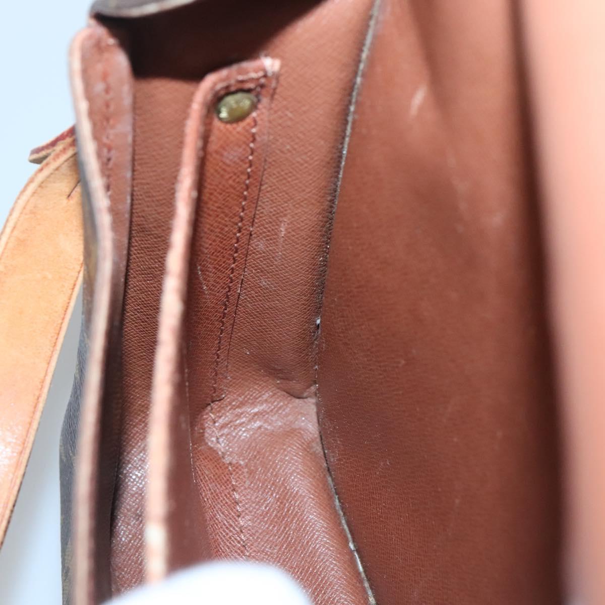 LOUIS VUITTON Monogram Cartouchiere MM Shoulder Bag M51253 LV Auth ep9444
