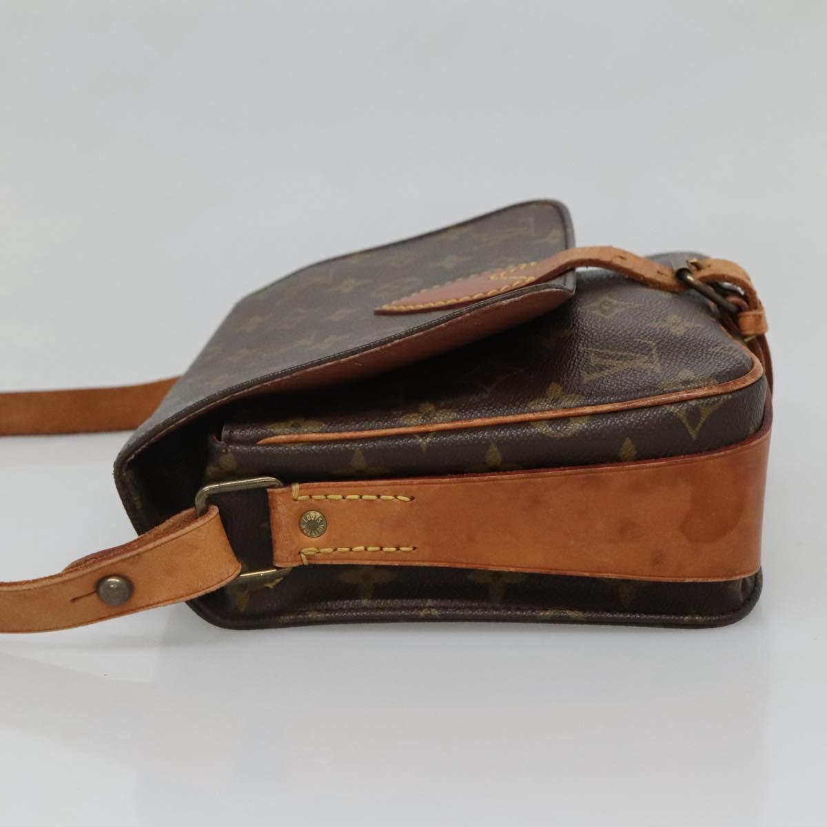 LOUIS VUITTON Monogram Cartouchiere MM Shoulder Bag M51253 LV Auth ep9444