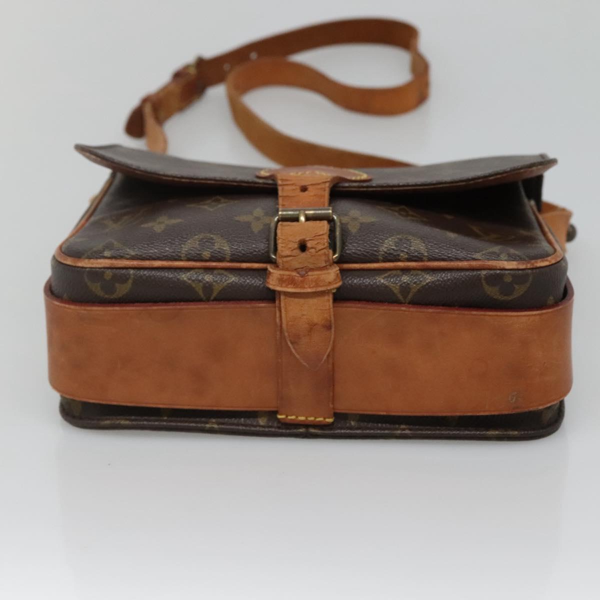LOUIS VUITTON Monogram Cartouchiere MM Shoulder Bag M51253 LV Auth ep9444