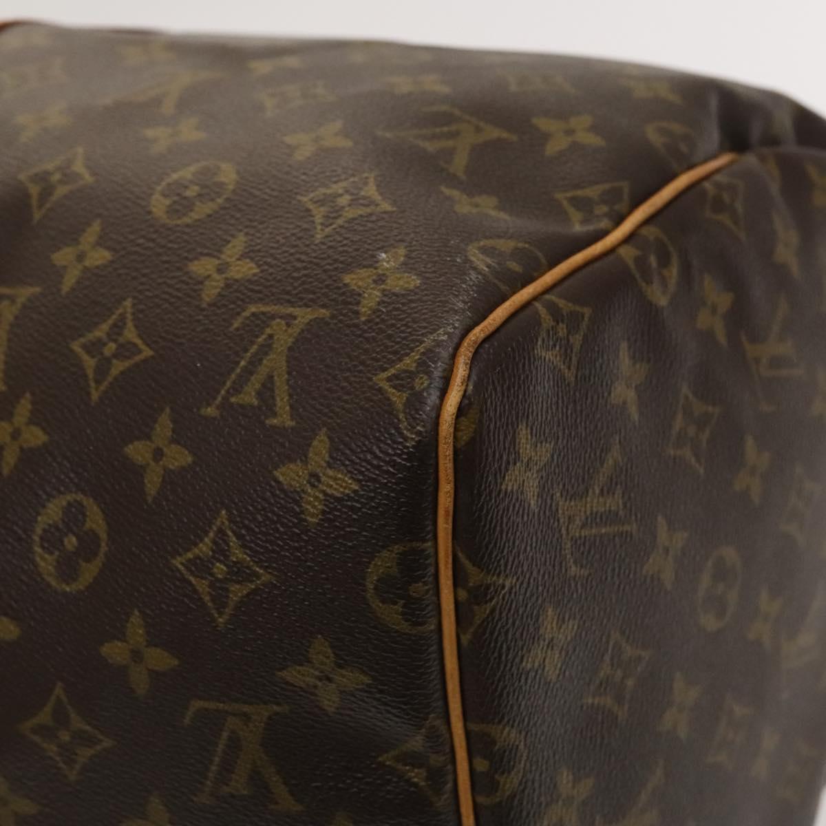 LOUIS VUITTON Monogram Keepall 55 Boston Bag M41424 LV Auth ep9463