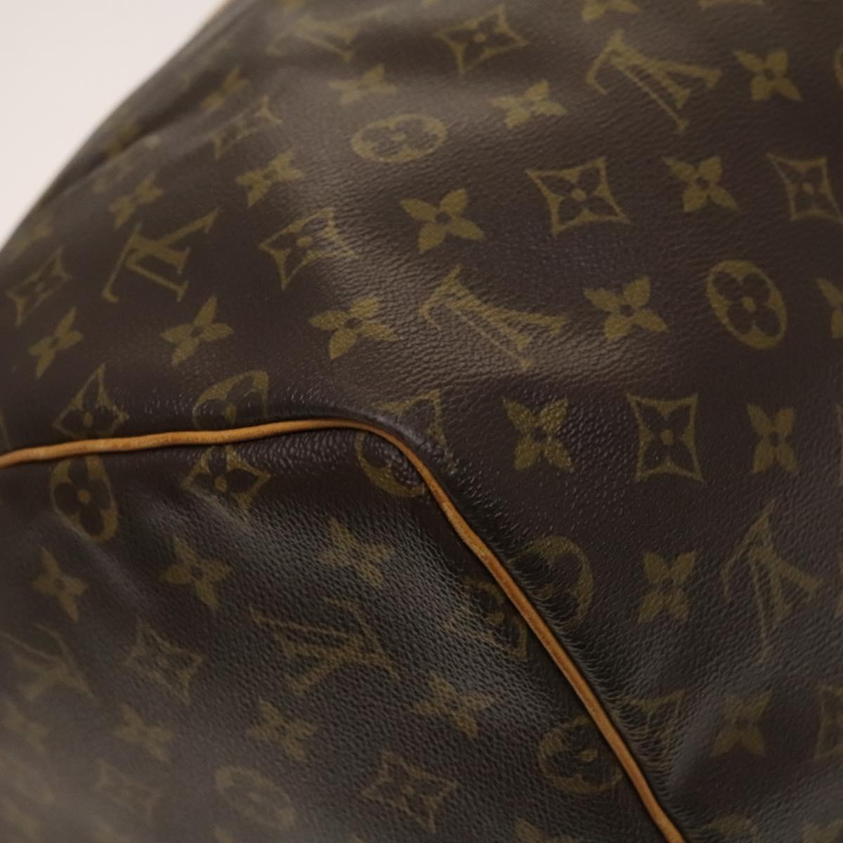 LOUIS VUITTON Monogram Keepall 55 Boston Bag M41424 LV Auth ep9463