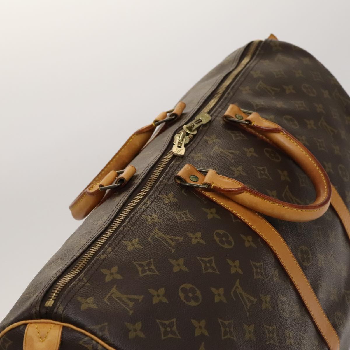 LOUIS VUITTON Monogram Keepall 55 Boston Bag M41424 LV Auth ep9463