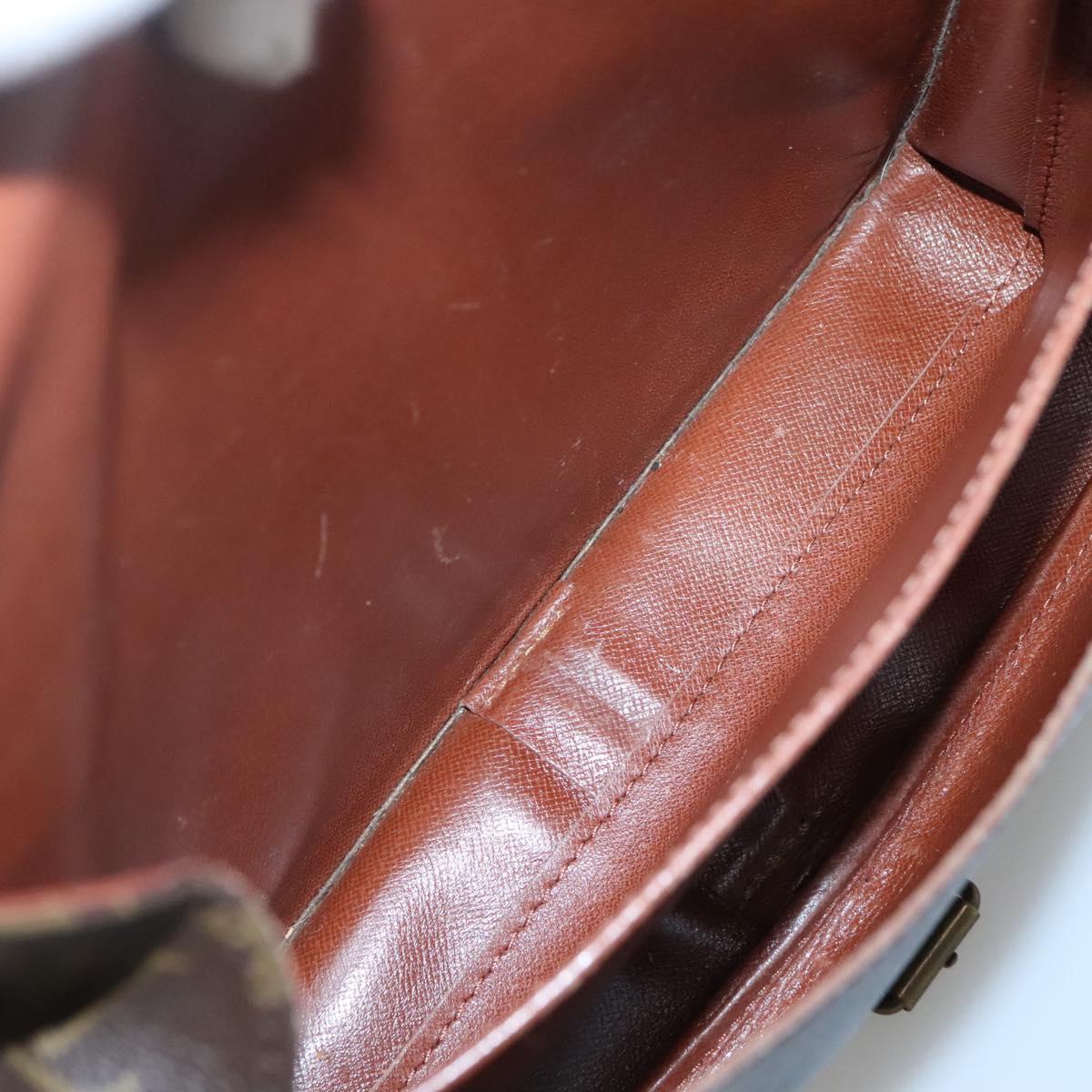 LOUIS VUITTON Monogram Cartouchiere GM Shoulder Bag M51252 LV Auth ep9468