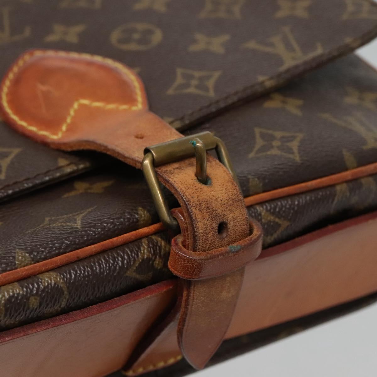 LOUIS VUITTON Monogram Cartouchiere GM Shoulder Bag M51252 LV Auth ep9468