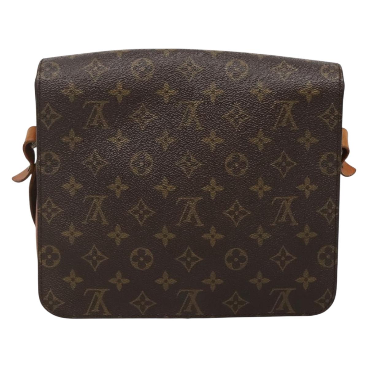 LOUIS VUITTON Monogram Cartouchiere GM Shoulder Bag M51252 LV Auth ep9468