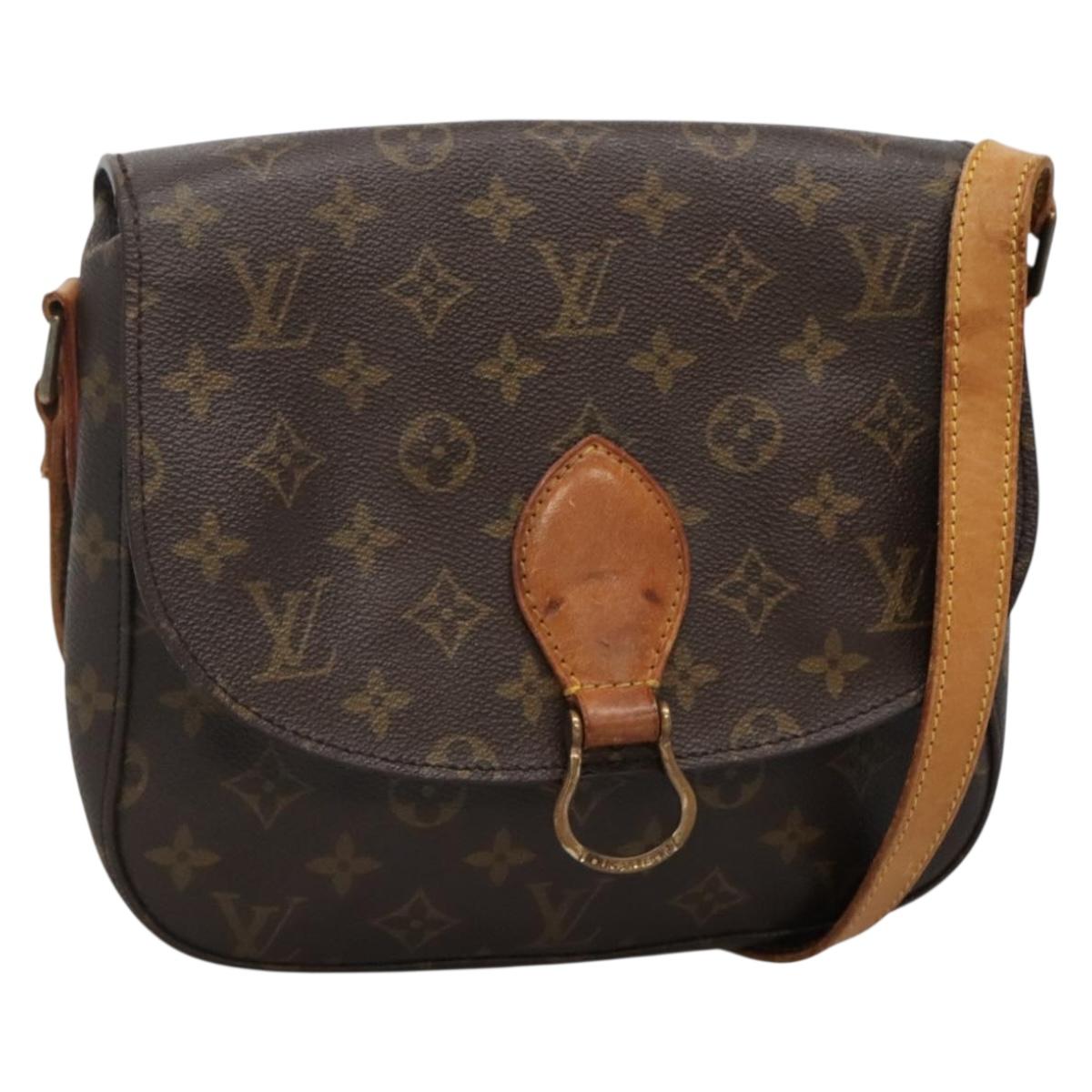 LOUIS VUITTON Monogram Monogram Saint Cloud GM Shoulder Bag M51242 Auth ep9469