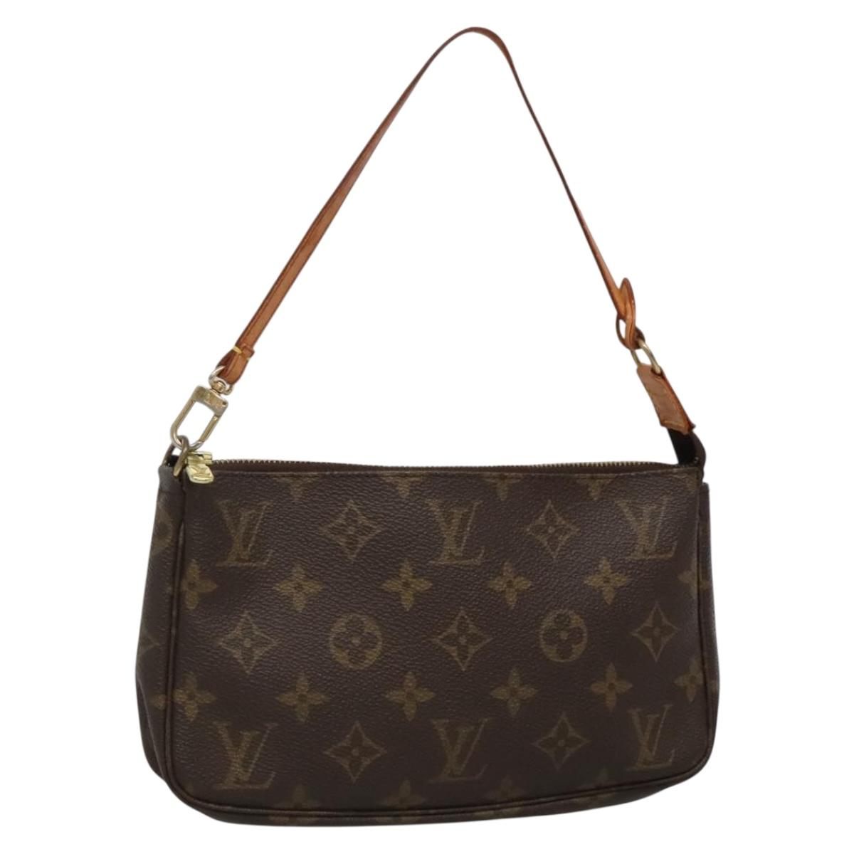LOUIS VUITTON Monogram Pochette Accessoires Pouch M51980 LV Auth ep9470