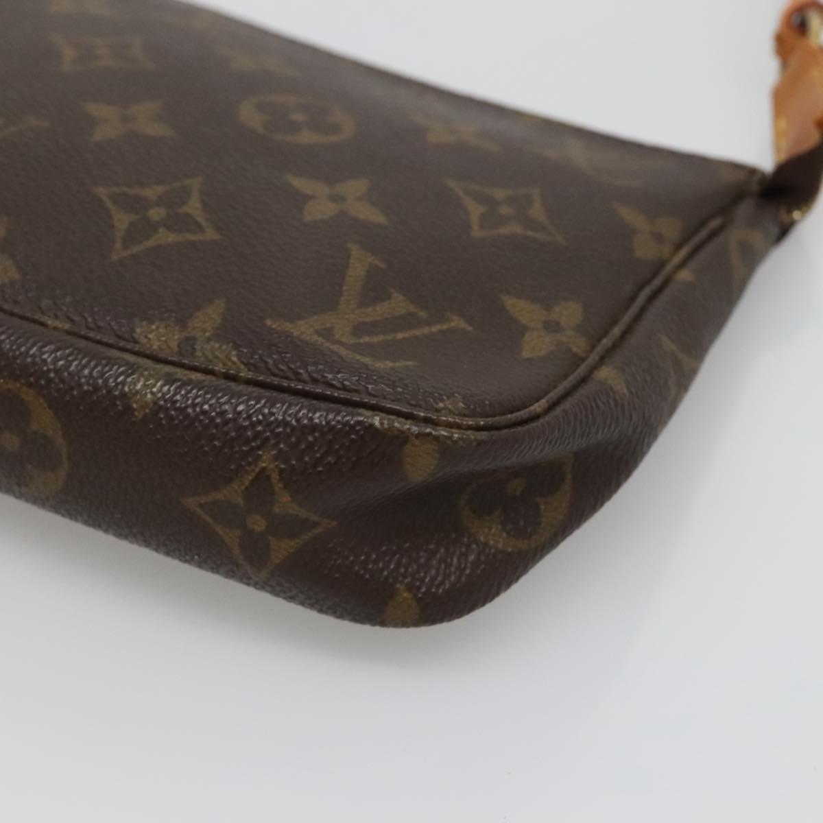 LOUIS VUITTON Monogram Pochette Accessoires Pouch M51980 LV Auth ep9470