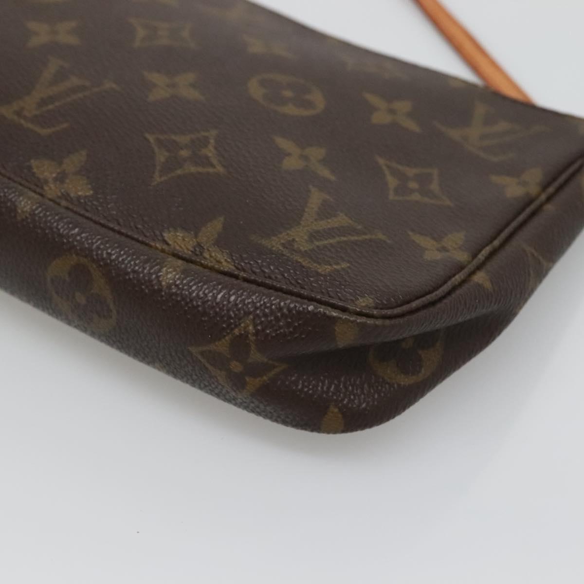 LOUIS VUITTON Monogram Pochette Accessoires Pouch M51980 LV Auth ep9470