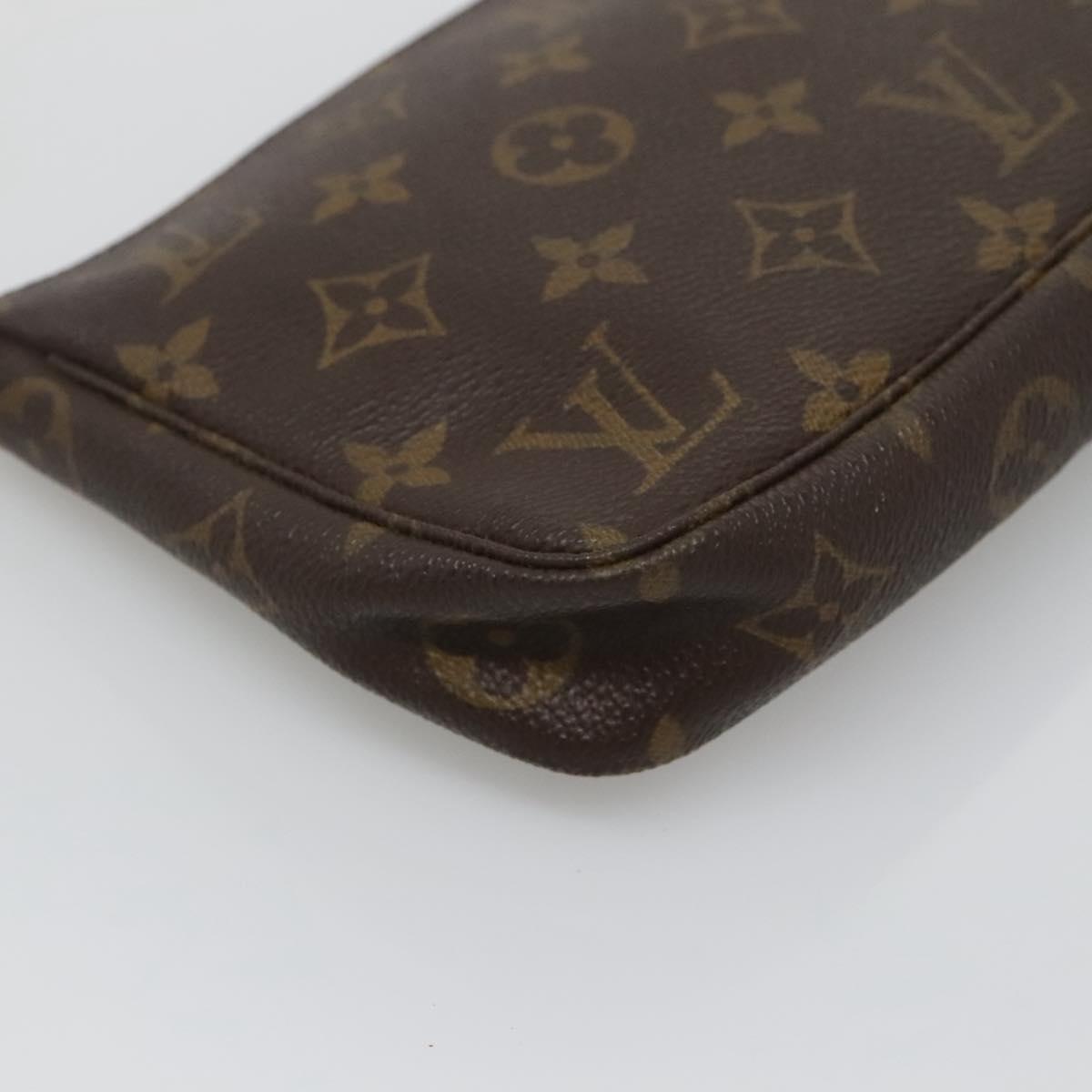 LOUIS VUITTON Monogram Pochette Accessoires Pouch M51980 LV Auth ep9470