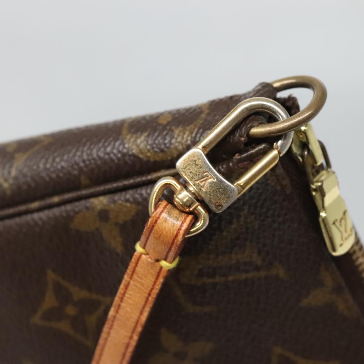 LOUIS VUITTON Monogram Pochette Accessoires Pouch M51980 LV Auth ep9470