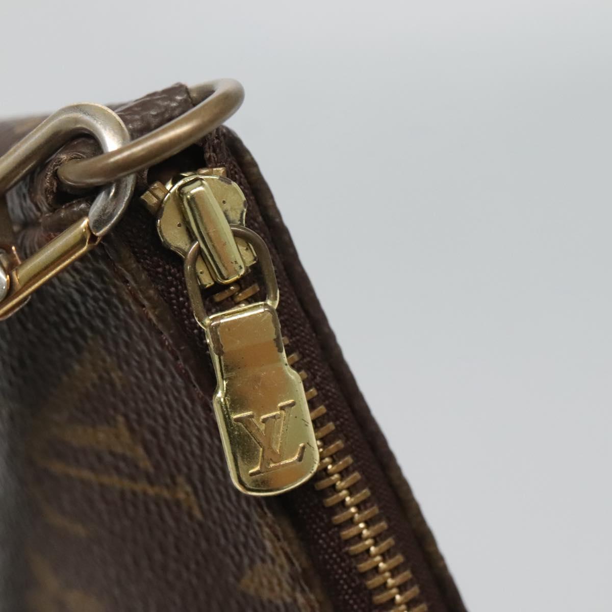 LOUIS VUITTON Monogram Pochette Accessoires Pouch M51980 LV Auth ep9470