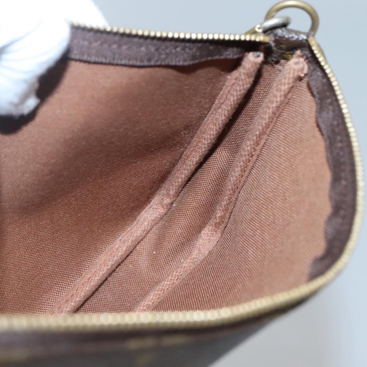 LOUIS VUITTON Monogram Pochette Accessoires Pouch M51980 LV Auth ep9470