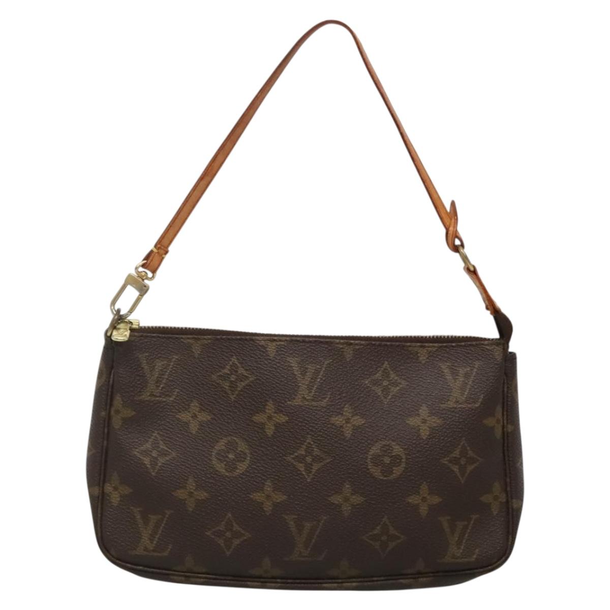 LOUIS VUITTON Monogram Pochette Accessoires Pouch M51980 LV Auth ep9470