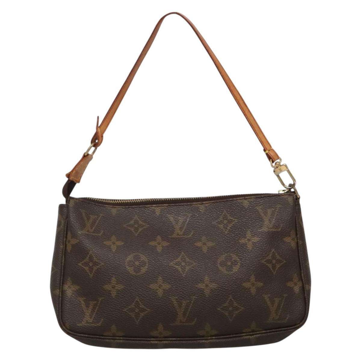 LOUIS VUITTON Monogram Pochette Accessoires Pouch M51980 LV Auth ep9470