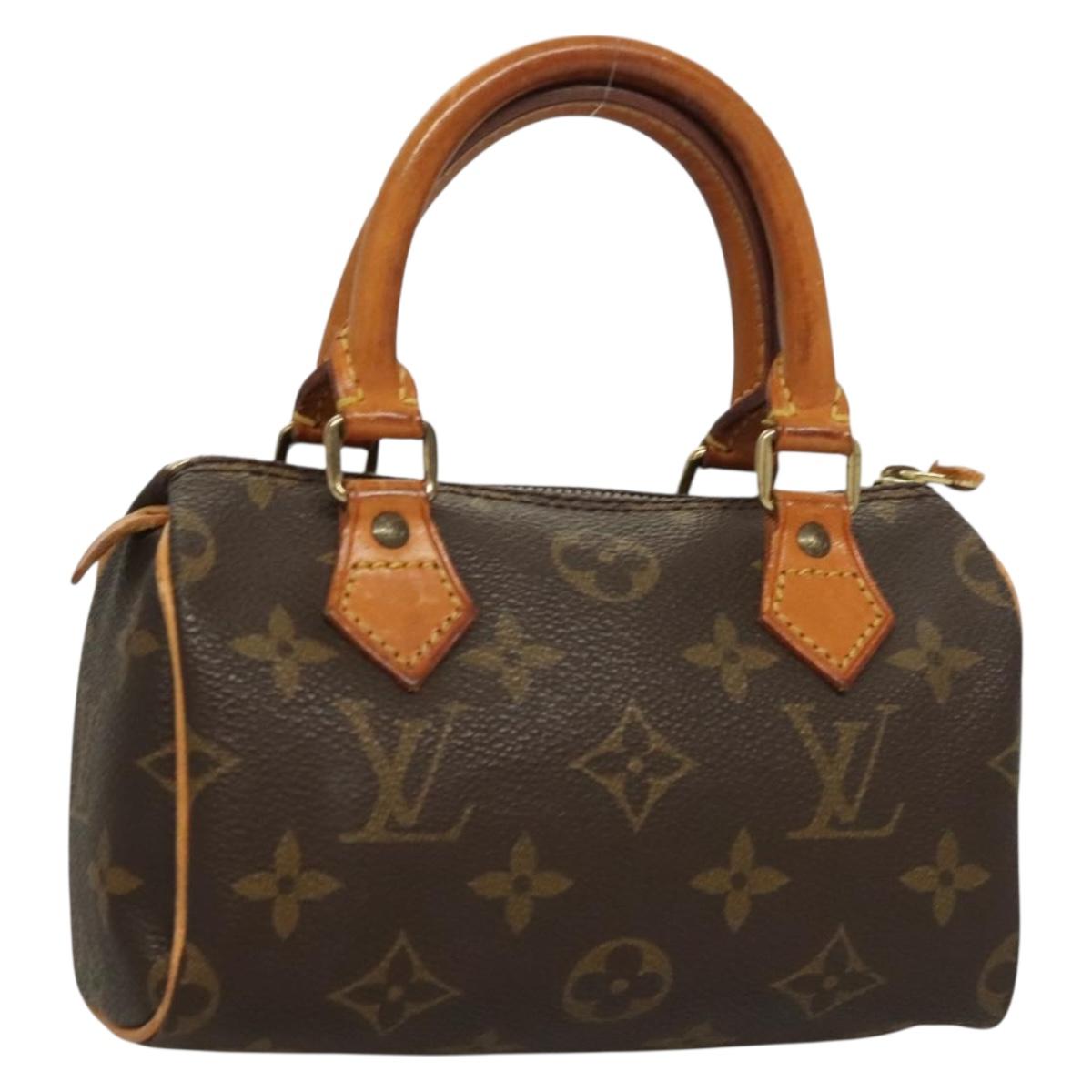 LOUIS VUITTON Monogram Mini Speedy Hand Bag M41534 LV Auth ep9488