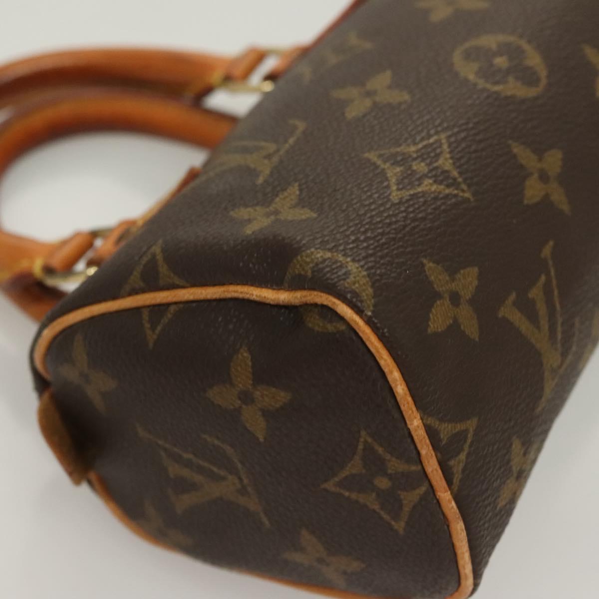 LOUIS VUITTON Monogram Mini Speedy Hand Bag M41534 LV Auth ep9488