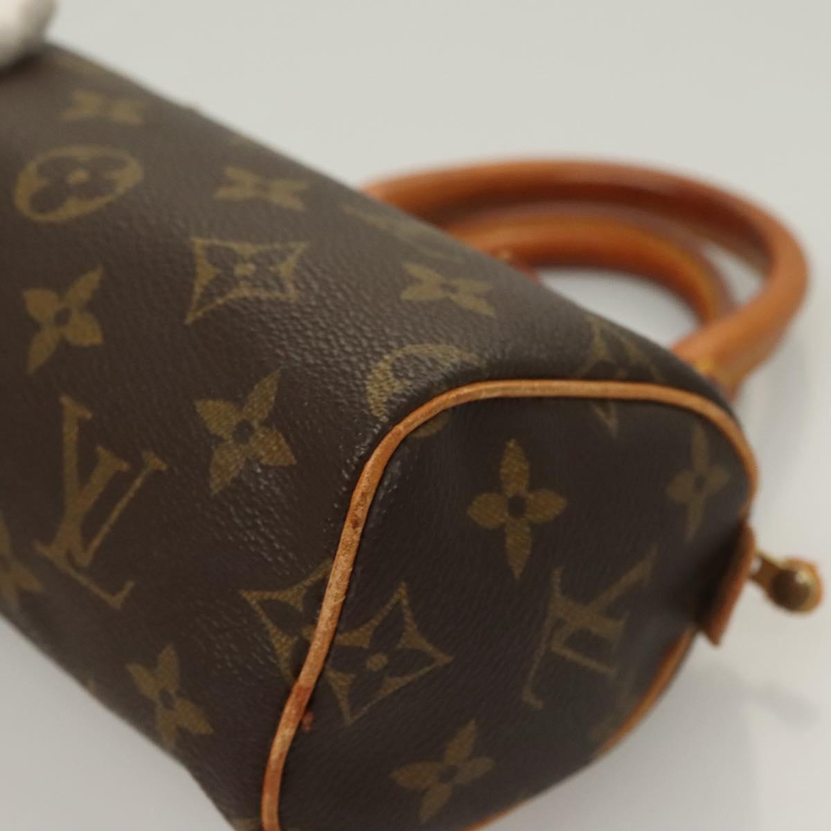 LOUIS VUITTON Monogram Mini Speedy Hand Bag M41534 LV Auth ep9488