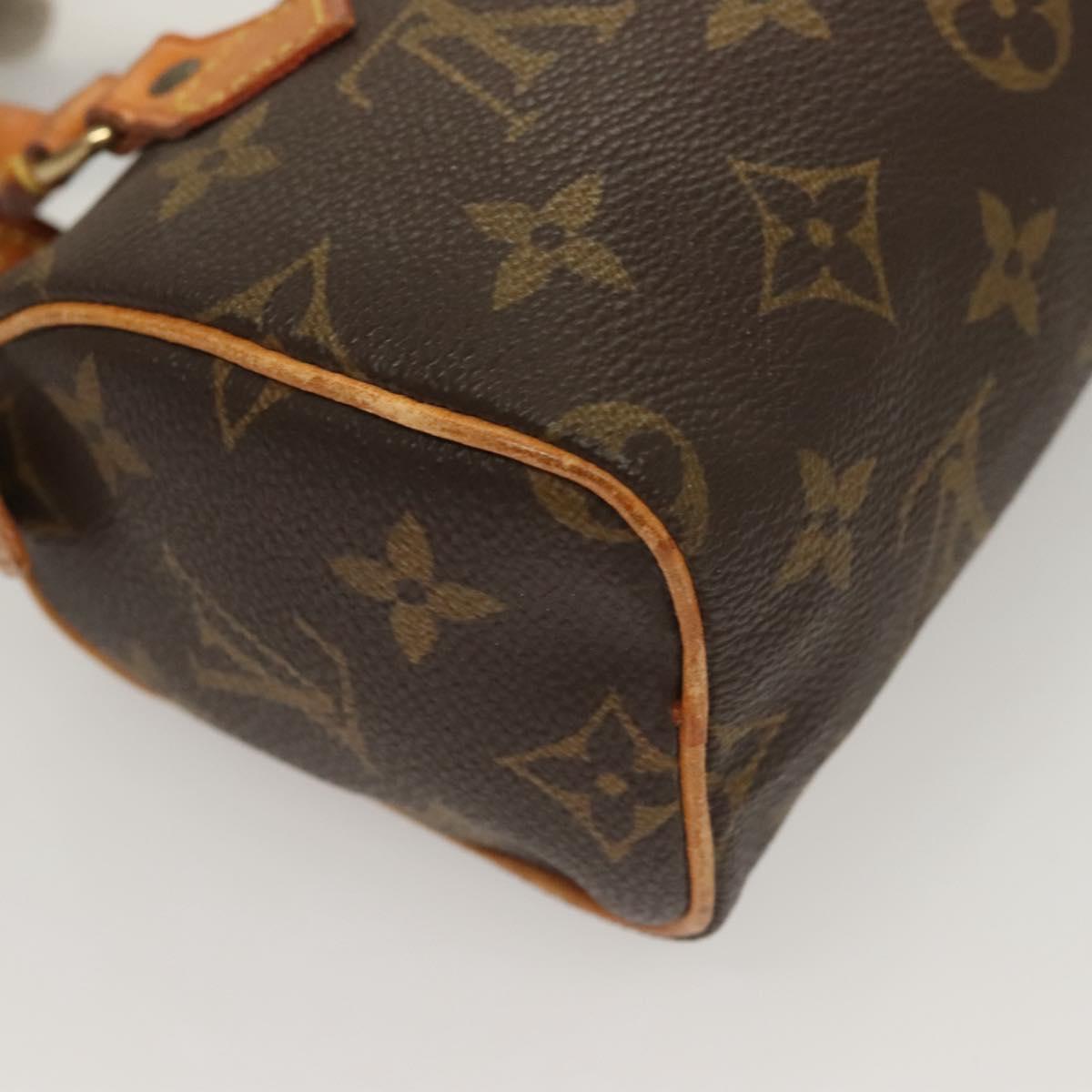 LOUIS VUITTON Monogram Mini Speedy Hand Bag M41534 LV Auth ep9488