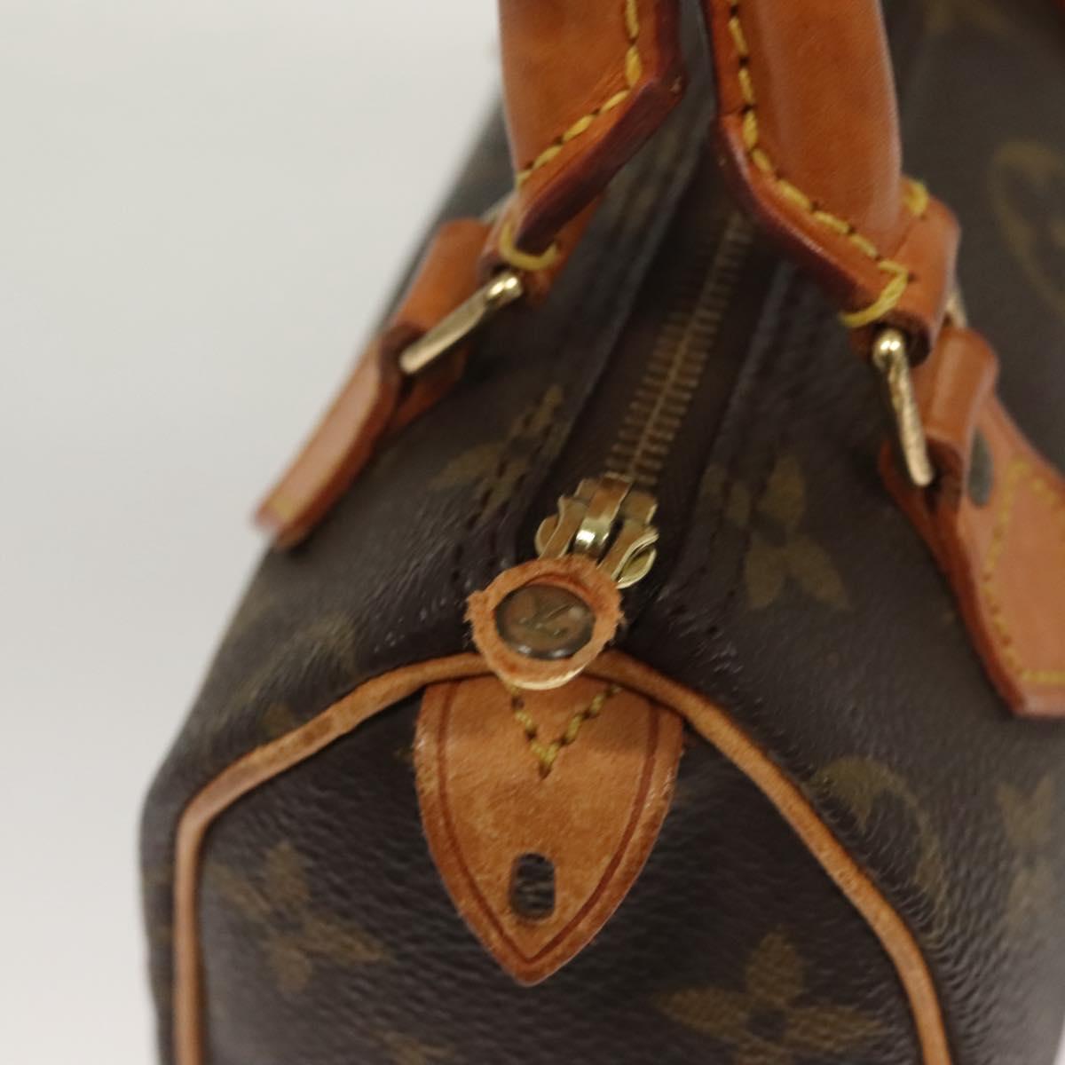 LOUIS VUITTON Monogram Mini Speedy Hand Bag M41534 LV Auth ep9488