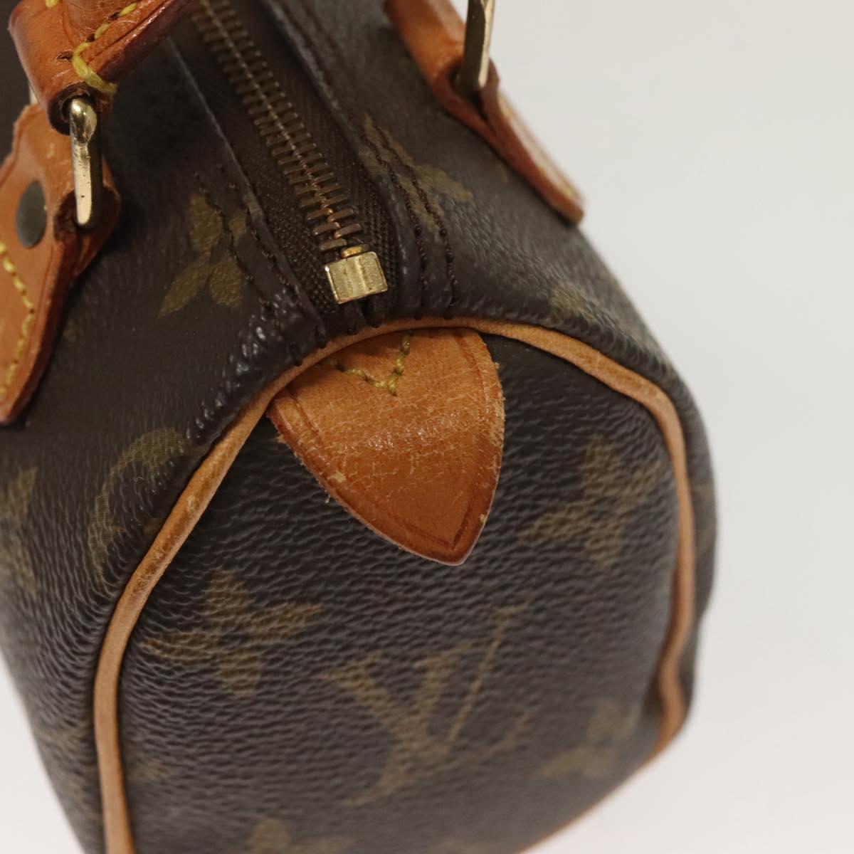LOUIS VUITTON Monogram Mini Speedy Hand Bag M41534 LV Auth ep9488
