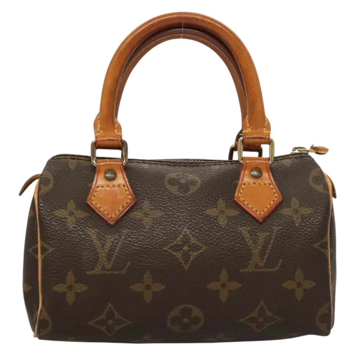 LOUIS VUITTON Monogram Mini Speedy Hand Bag M41534 LV Auth ep9488
