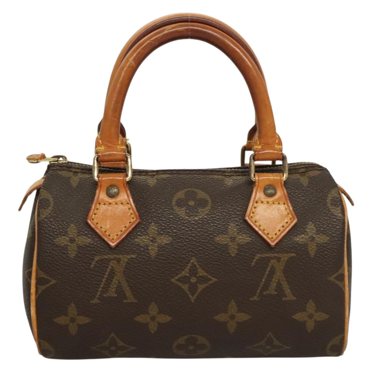 LOUIS VUITTON Monogram Mini Speedy Hand Bag M41534 LV Auth ep9488