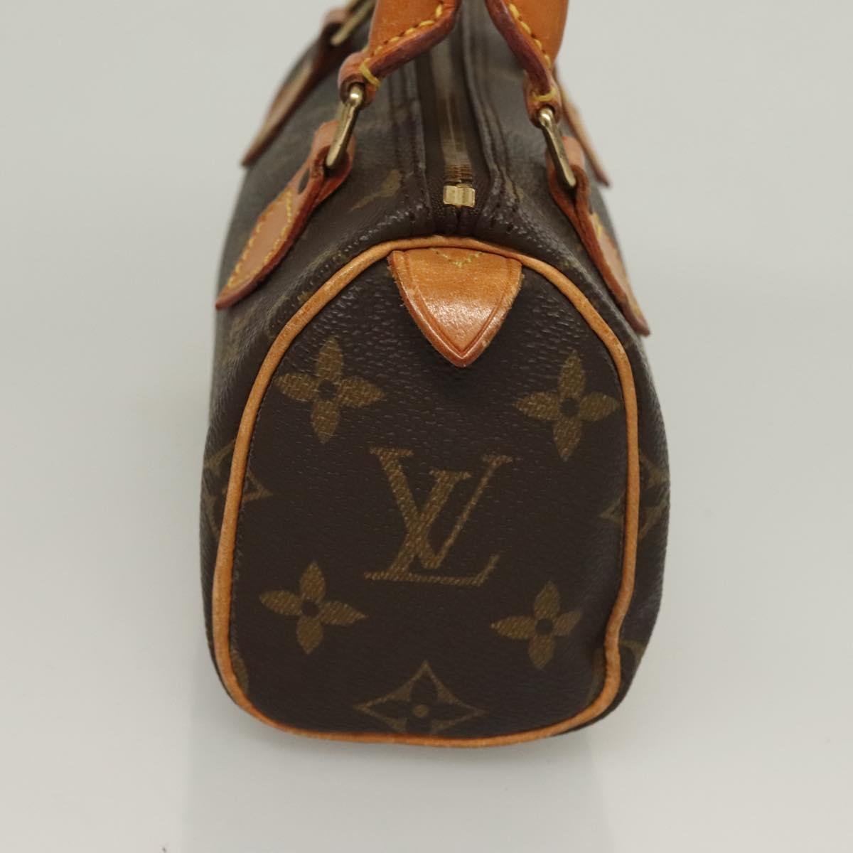 LOUIS VUITTON Monogram Mini Speedy Hand Bag M41534 LV Auth ep9488