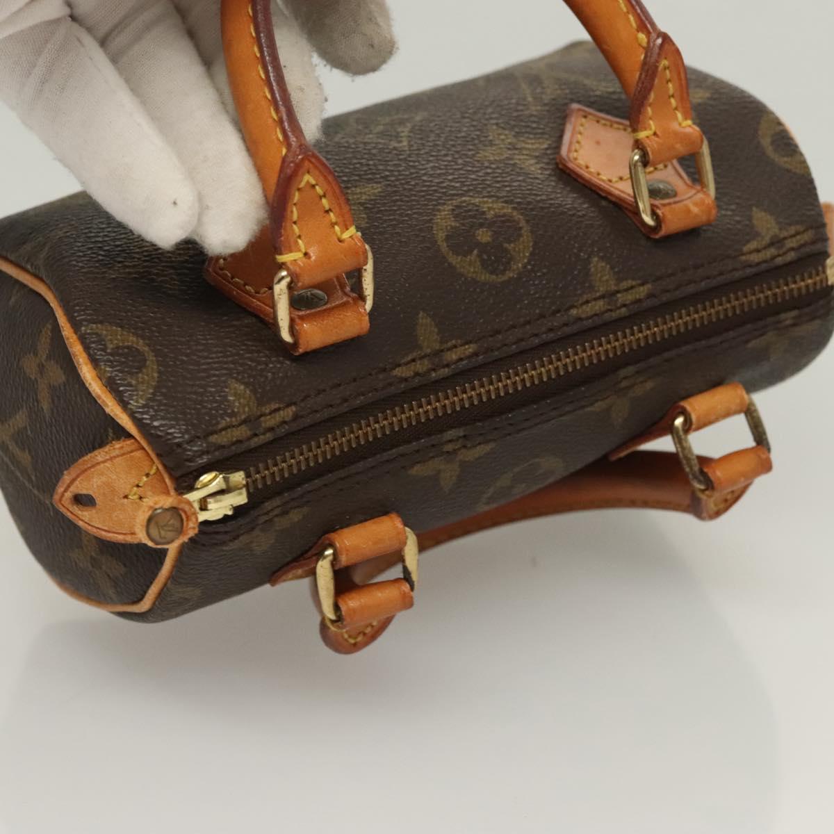 LOUIS VUITTON Monogram Mini Speedy Hand Bag M41534 LV Auth ep9488
