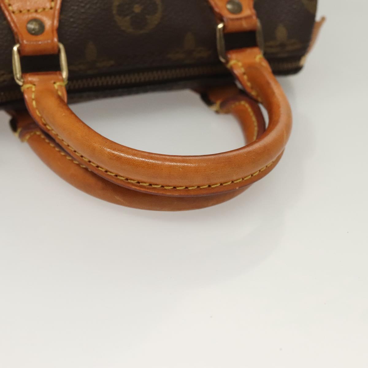 LOUIS VUITTON Monogram Mini Speedy Hand Bag M41534 LV Auth ep9488