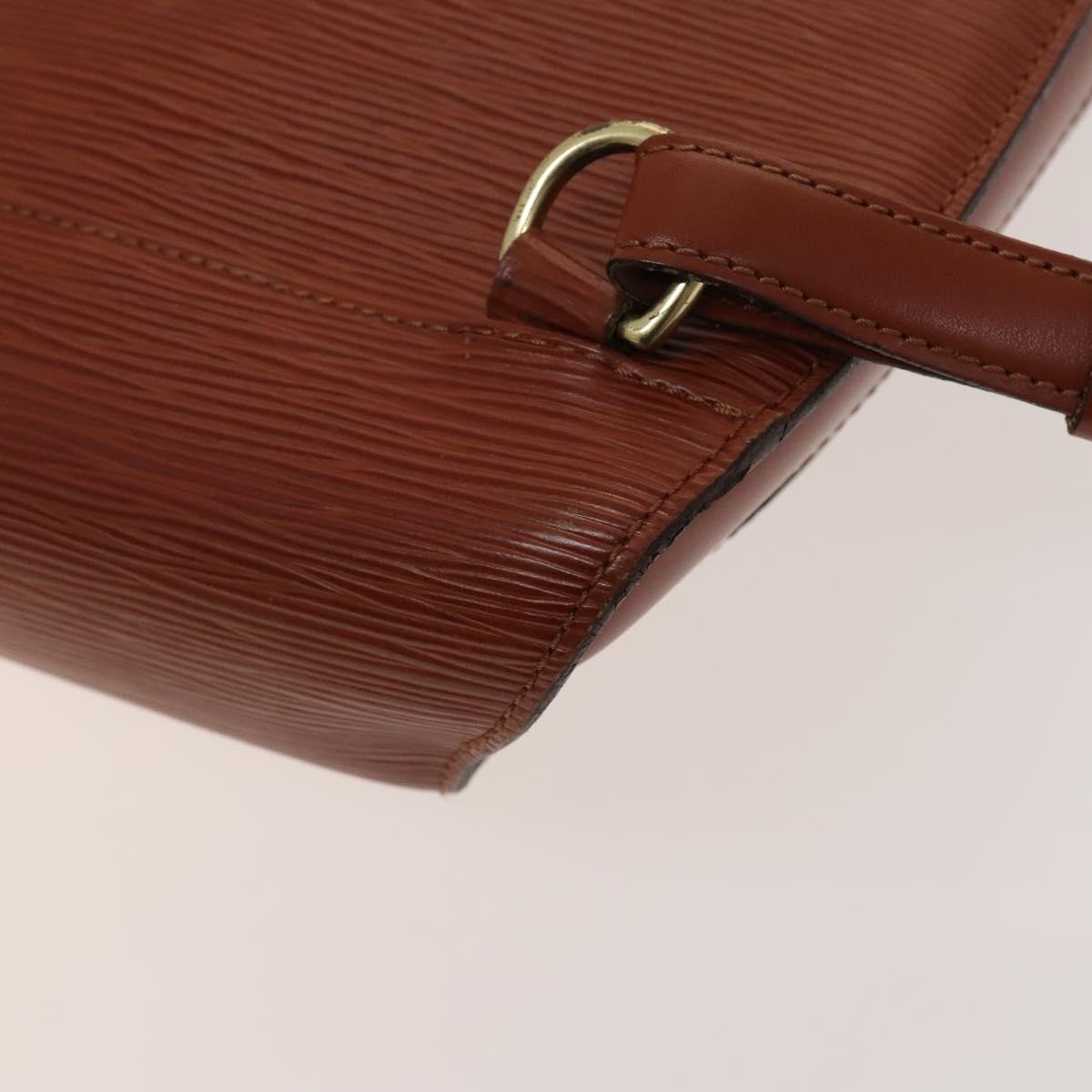 LOUIS VUITTON Epi Mabillon Backpack Brown M52233 LV Auth ep9502