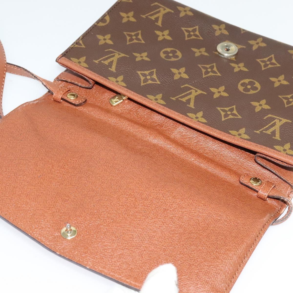 LOUIS VUITTON Monogram Bordeaux 24 Shoulder Bag M51798 LV Auth ep9509