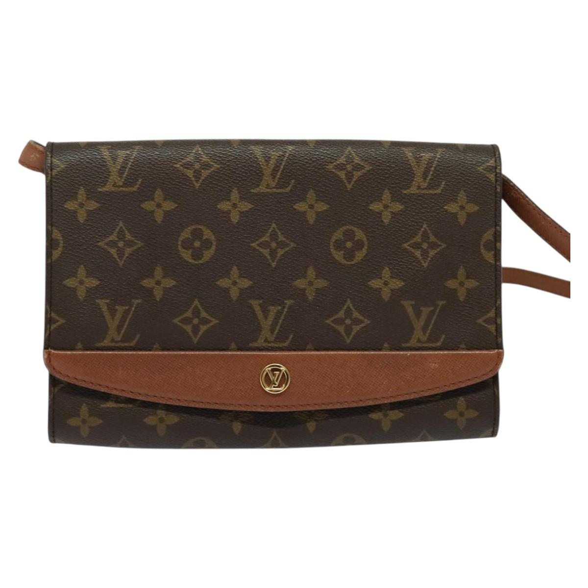LOUIS VUITTON Monogram Bordeaux 24 Shoulder Bag M51798 LV Auth ep9509