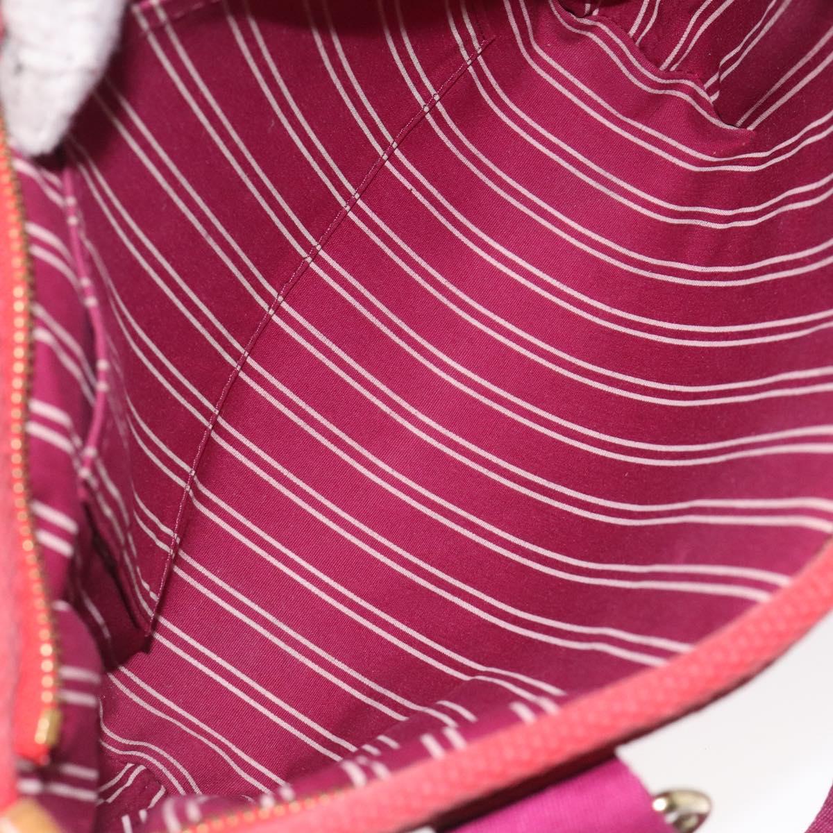 LOUIS VUITTON Antigua Cabas PM Tote Bag Canvas Rouge M40037 LV Auth ep9539