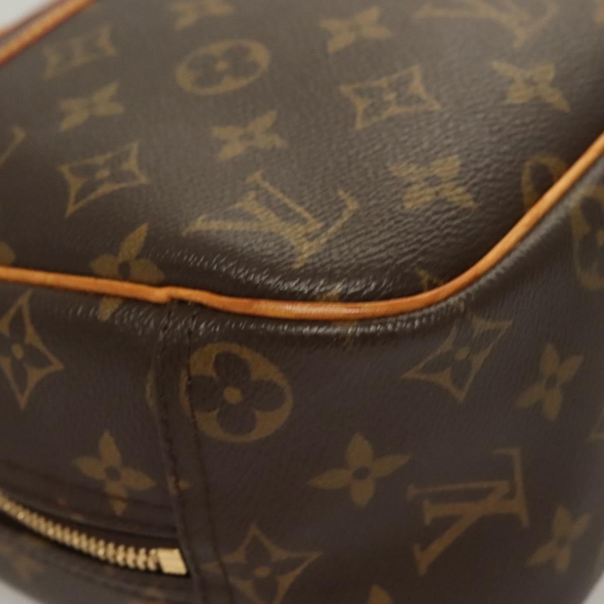 LOUIS VUITTON Monogram Trouville Hand Bag M42228 LV Auth ep9540