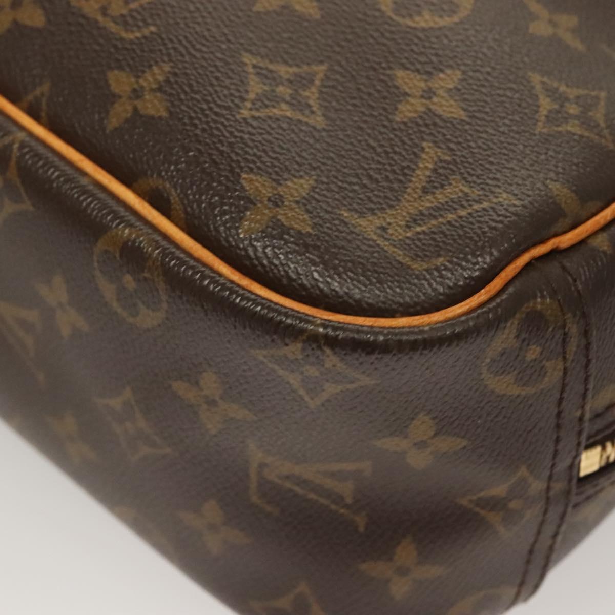 LOUIS VUITTON Monogram Trouville Hand Bag M42228 LV Auth ep9540