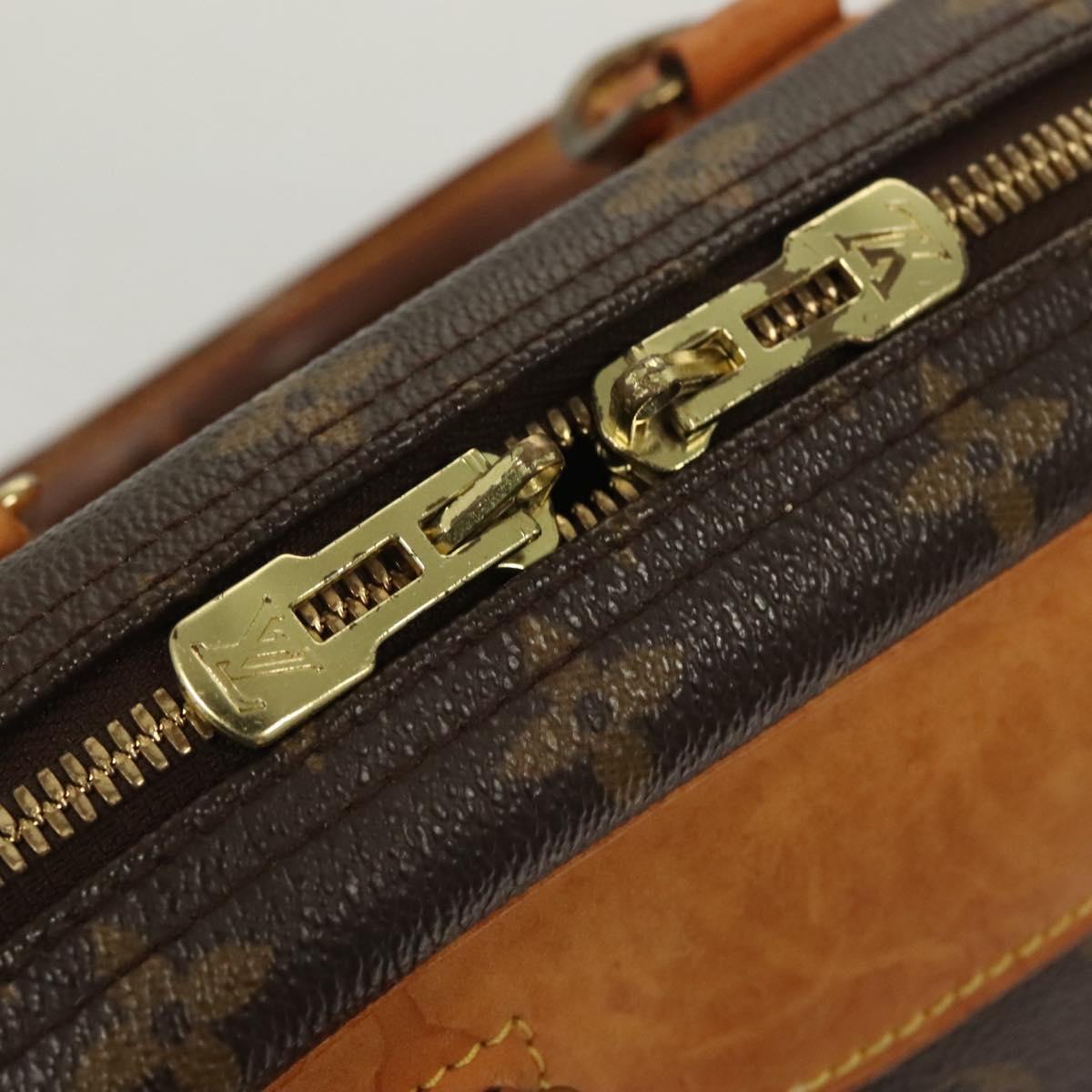 LOUIS VUITTON Monogram Trouville Hand Bag M42228 LV Auth ep9540