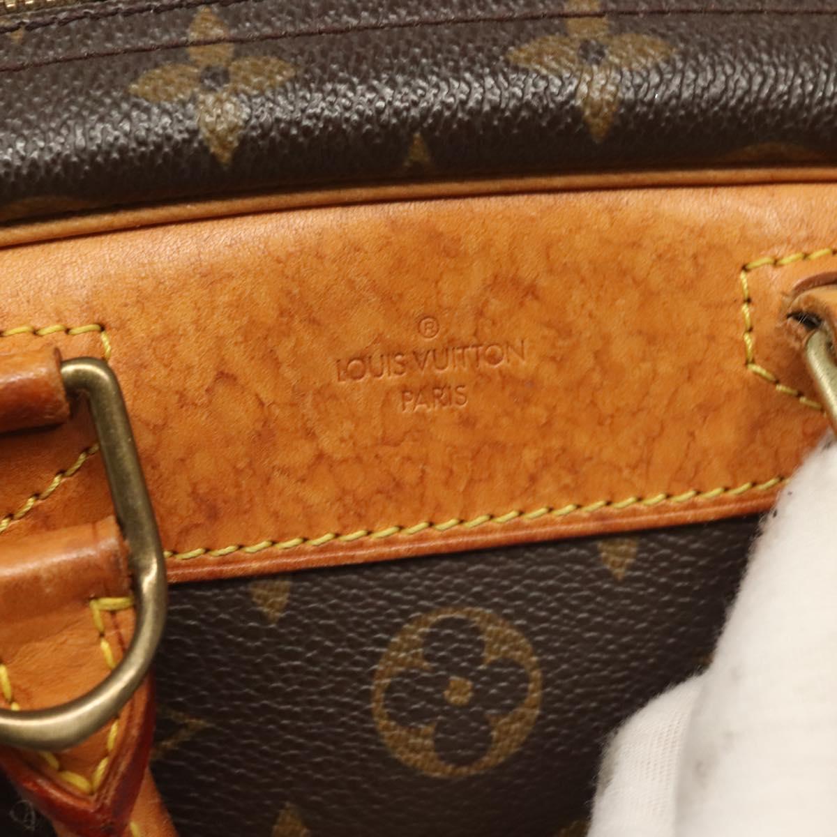 LOUIS VUITTON Monogram Trouville Hand Bag M42228 LV Auth ep9540