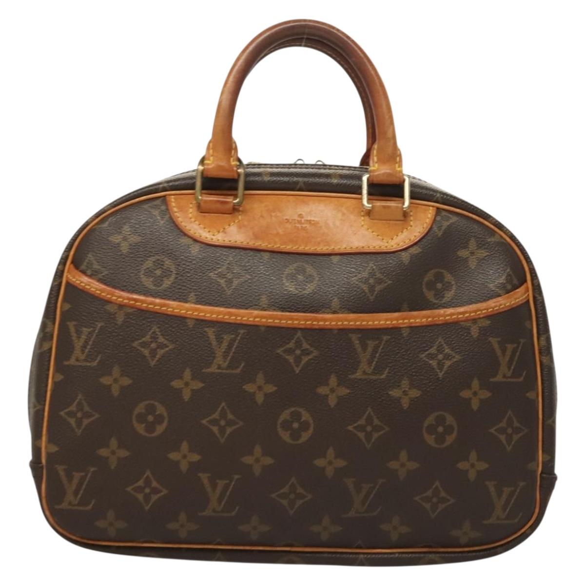 LOUIS VUITTON Monogram Trouville Hand Bag M42228 LV Auth ep9540