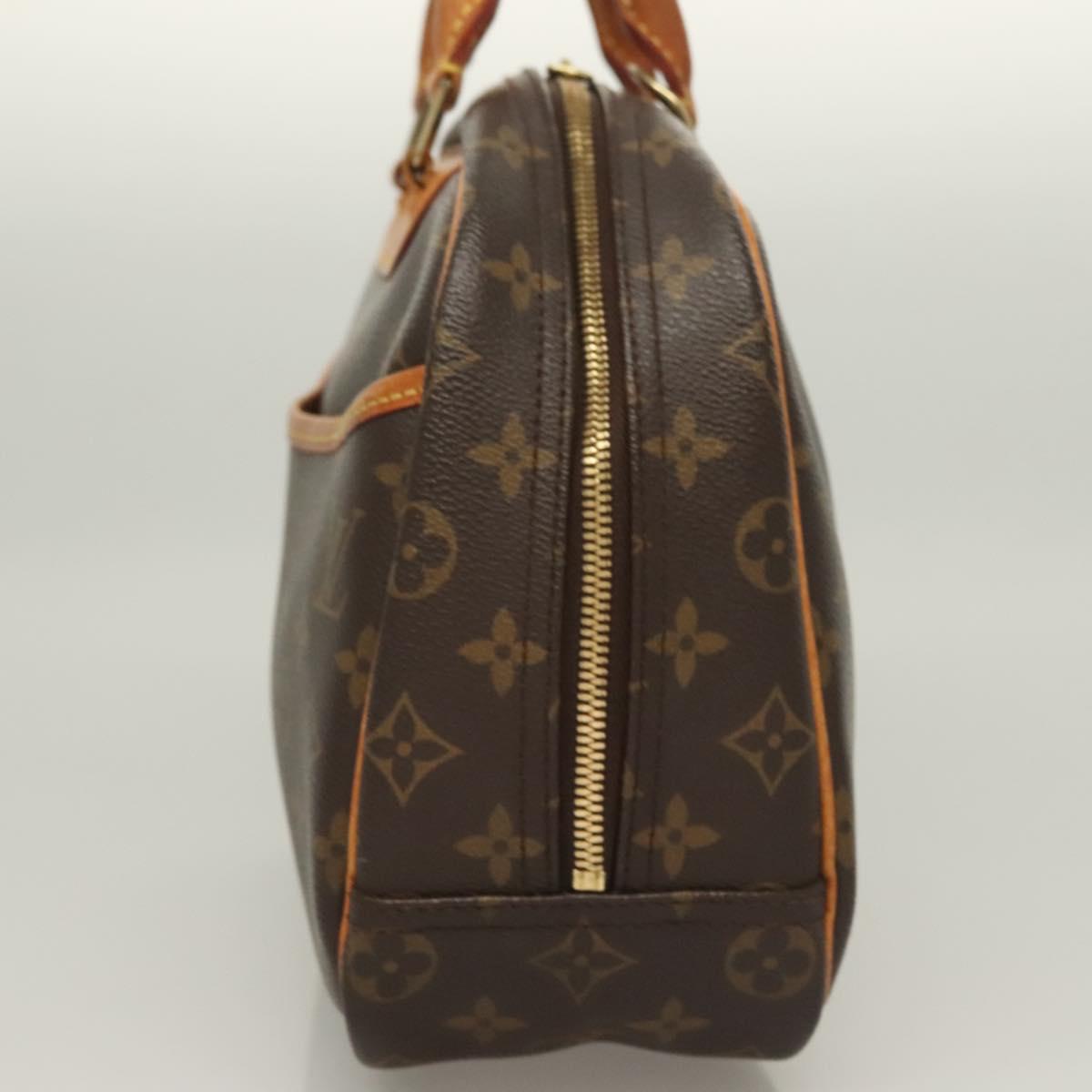 LOUIS VUITTON Monogram Trouville Hand Bag M42228 LV Auth ep9540