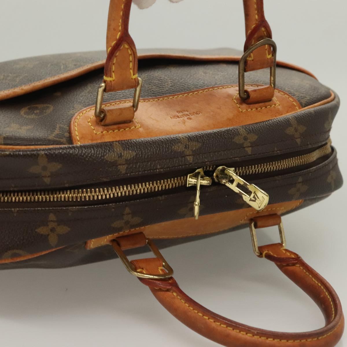 LOUIS VUITTON Monogram Trouville Hand Bag M42228 LV Auth ep9540