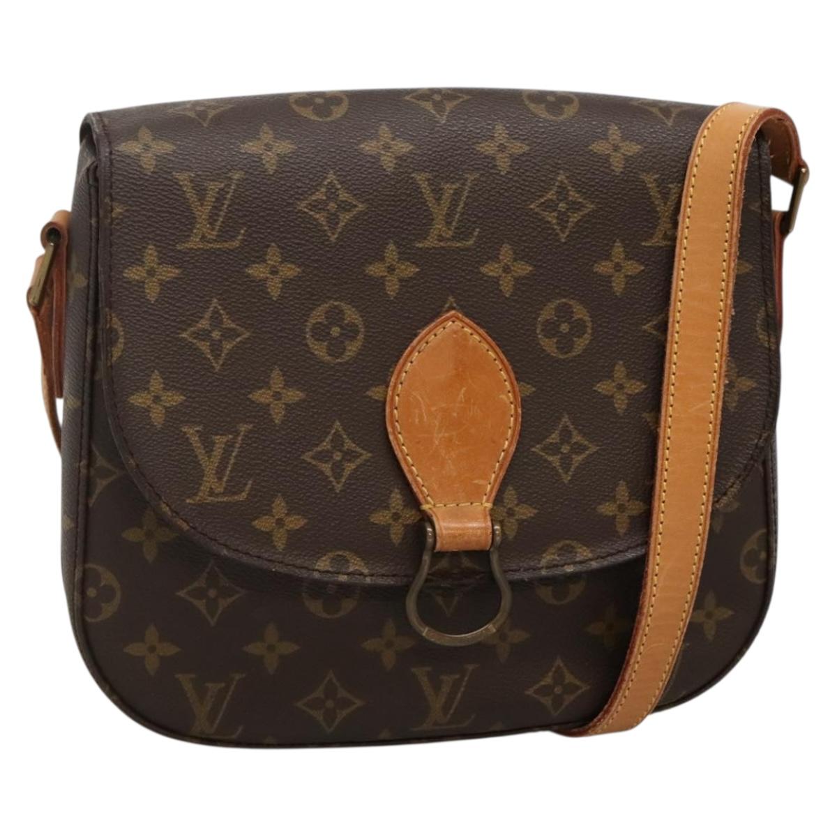 LOUIS VUITTON Monogram Saint Cloud GM Shoulder Bag M51242 LV Auth ep9579
